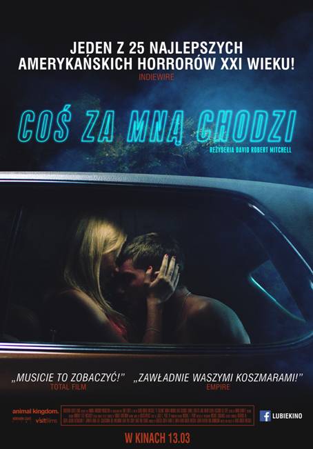 Polski plakat nadchodzącego horroru "Coś za mną chodzi"