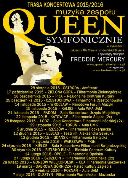 "Queen Symfonicznie" ponownie wyrusza w Polskę - zapowiedzianych 25 występów!