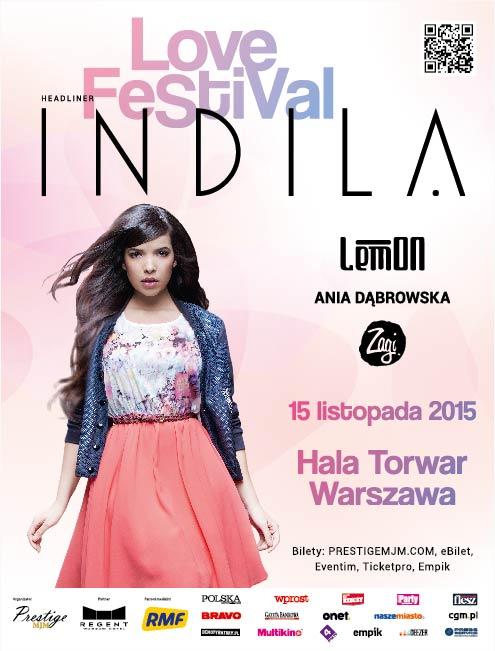 Indila już za miesiąc wystąpi w Warszawie na Love Festival