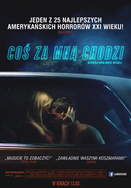 Polski plakat nadchodzącego horroru "Coś za mną chodzi"