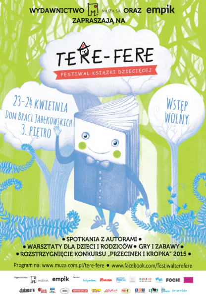 IV Festiwal Książki Dziecięcej Tere-Fere już 23-24 kwietnia w Warszawie