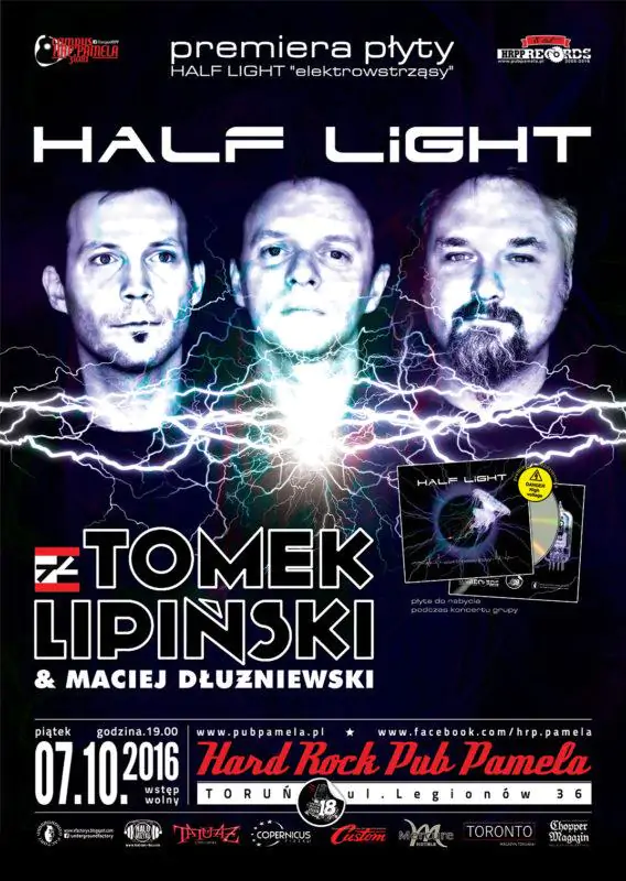 Half Light zaprasza na koncert premierowy płyty "Elektrowstrząsy"